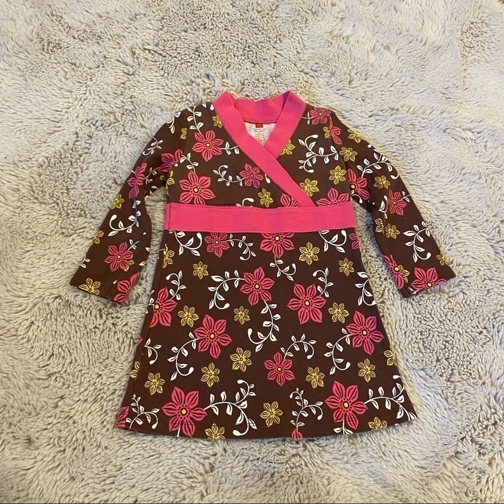 Tea collection kids dress floral 4T
